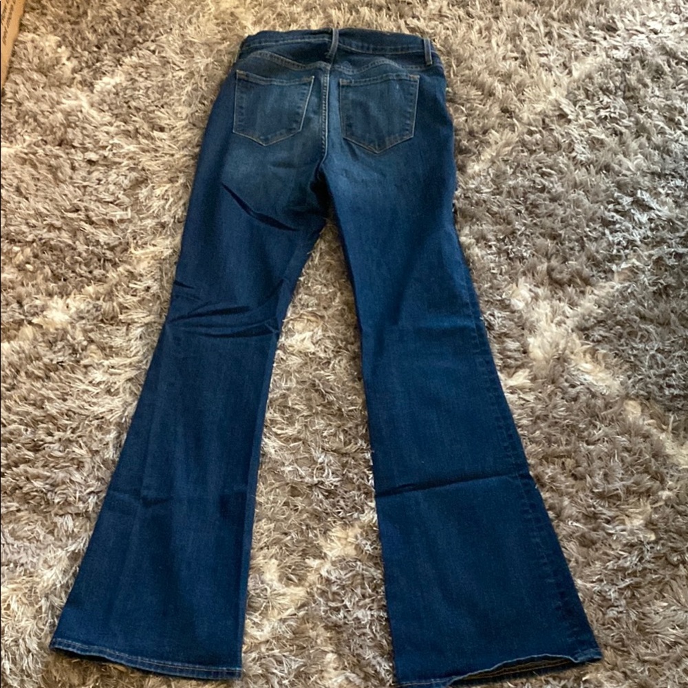 Old Navy Blue Flare Wide Leg Jeans - Picture 2 of 6